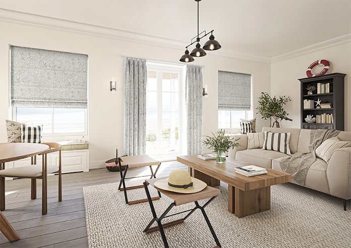 Aviary Velvet, Whisper - Motorised Roman Blind - Image 6